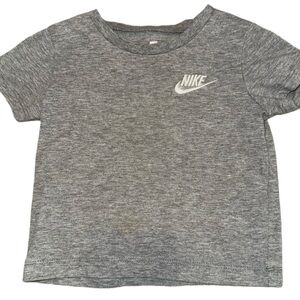 Nike Gray Short Sleeve Tee Iconic Logo